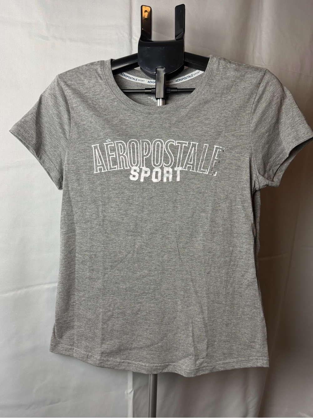 Aeropostale Gray Short Sleeve Logo Tee